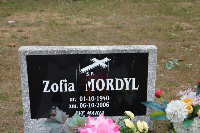 Grób Wiesław Mordyl