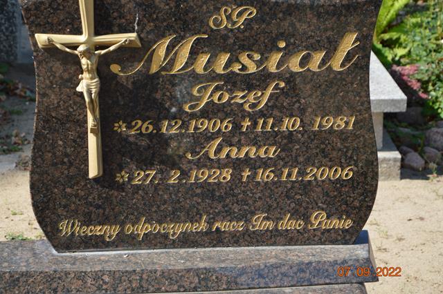 Józef Musiał 1906 Tuczno - Grobonet - Wyszukiwarka osób pochowanych