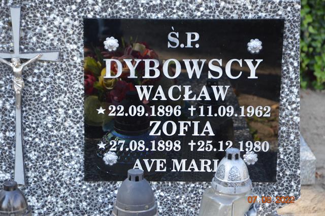 Zofia Dybowska 1898 Tuczno - Grobonet - Wyszukiwarka osób pochowanych