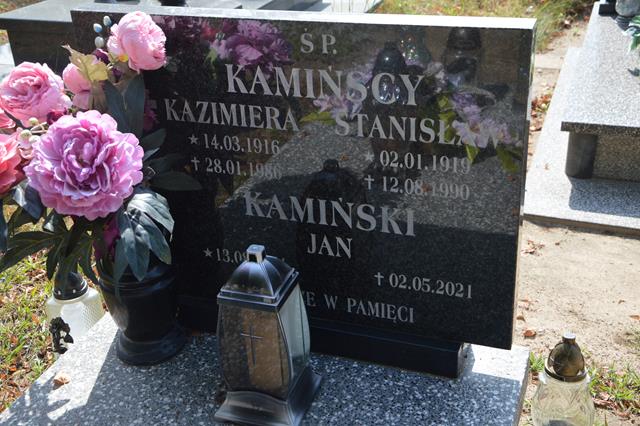 Kazimiera Kamińska 1916 Tuczno - Grobonet - Wyszukiwarka osób pochowanych