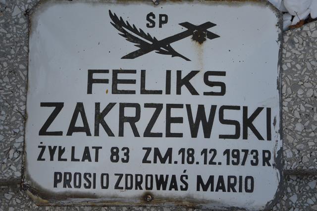 Feliks Zakrzewski Tuczno - Grobonet - Wyszukiwarka osób pochowanych