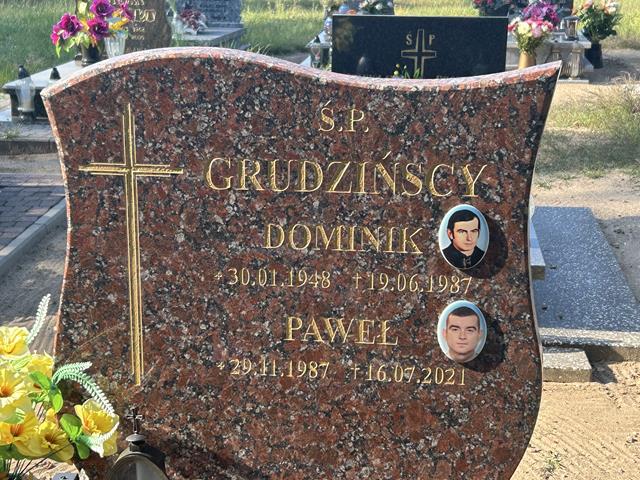 Grób Dominik Grudziński