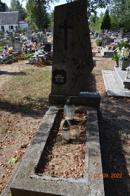 Maria Siedlarz 1921 Tuczno - Grobonet - Wyszukiwarka osób pochowanych