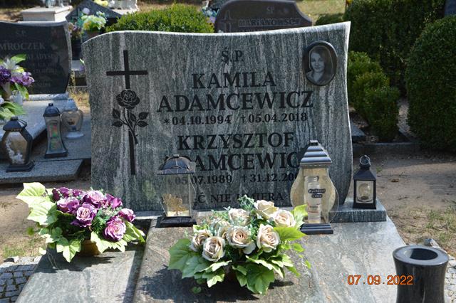 Kamila ADAMCEWICZ 1994 Tuczno - Grobonet - Wyszukiwarka osób pochowanych